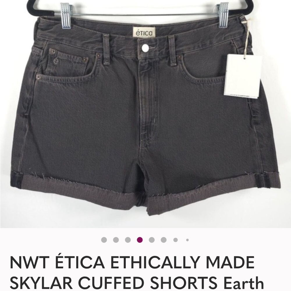 Etica Earth Jean Shorts